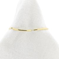 Gold bar link bracelet