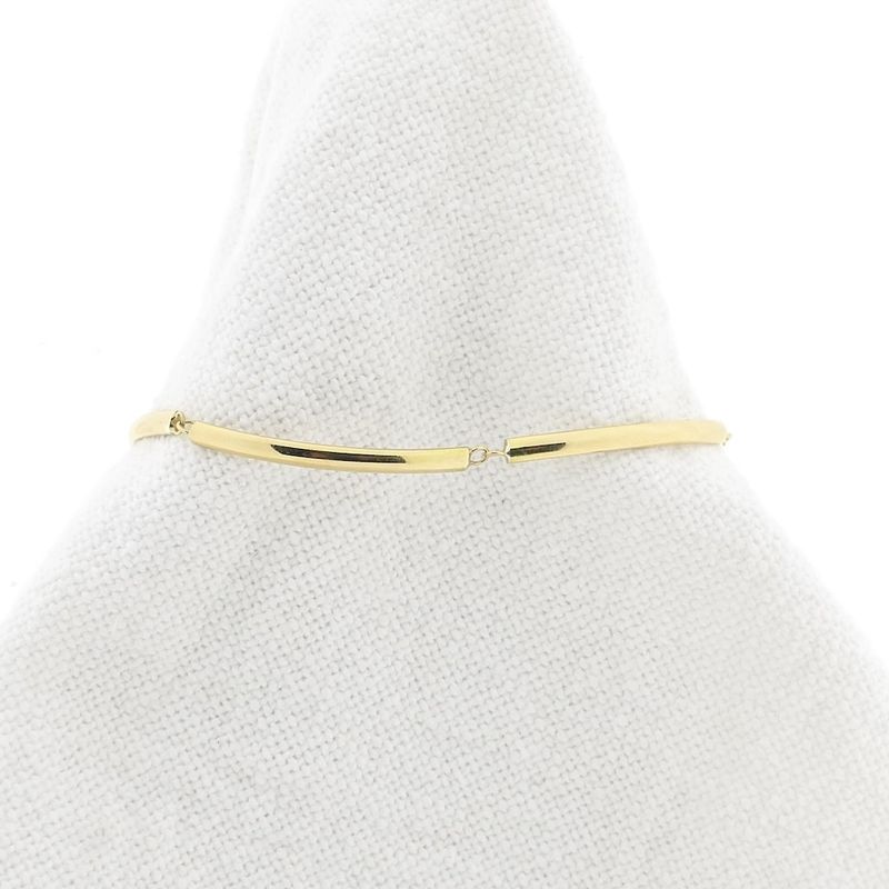 Image 1 of Gold bar link bracelet