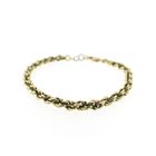 Image 4 of Gold twisted link bracelet | 20 cm
