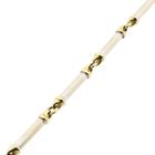 Image 8 of Bicolor Gold Bar Link Bracelet