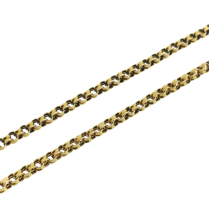 Image 7 of Antique jasseron link chain/sautoir | 146 cm
