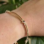 Image 10 of 8 carat fantasy link bracelet with tanzanite