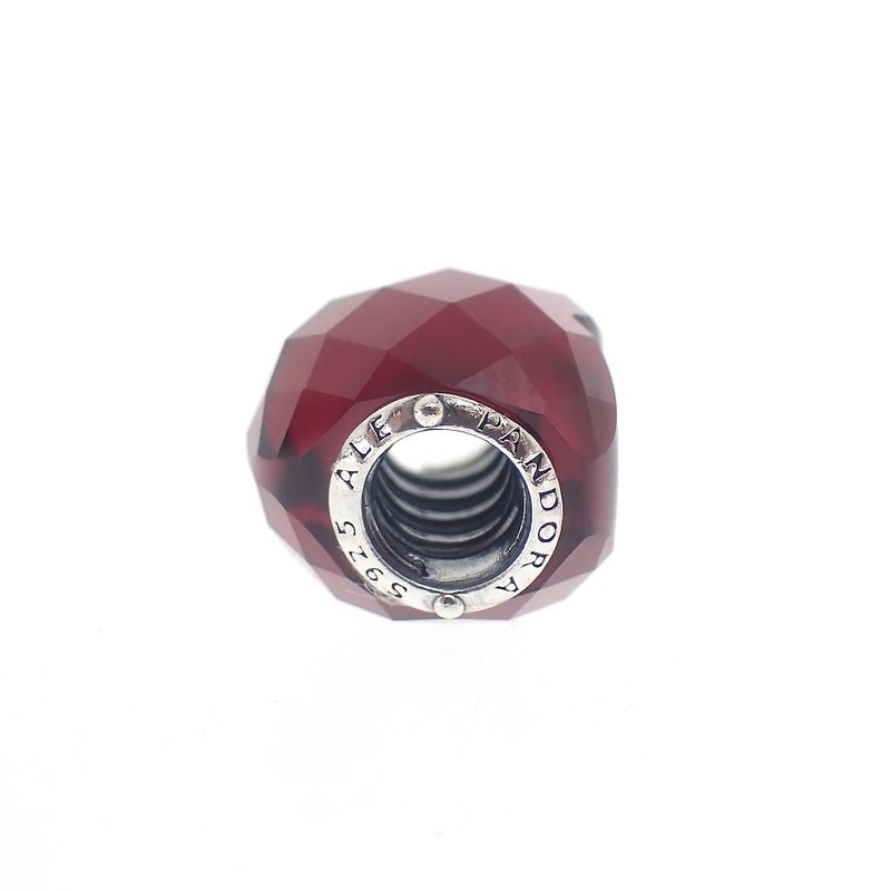Image 4 of Pandora charm; Silver; Shape of Love