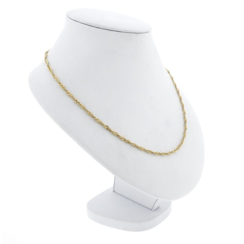 Image 2 of Gold twisted link chain