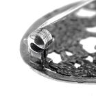 Image 7 of Silver brooch | Floral design