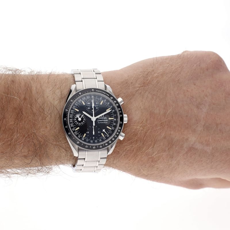 Image 9 of Omega Speedmaster Automatic Day-Date 3520.50.00; Chronograph men's watch with triple calendar