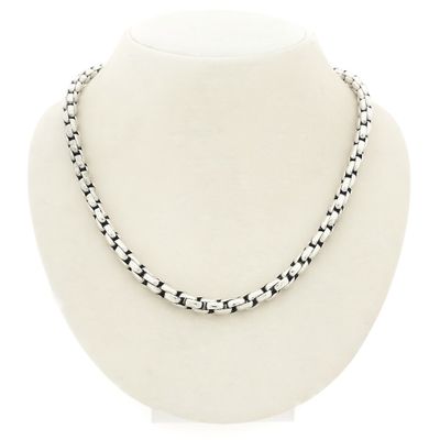 Image 1 of Solid silver fantasy link chain | 44 cm