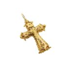 Image 7 of Gold antique pendant of a cross with corpus | INRI
