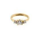 Image 3 of Vintage gold engagement ring with zirconia