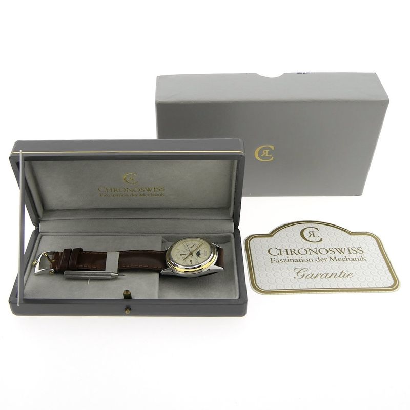 Image 4 of Chronoswiss Kelek; Automatic vintage moonphase/calendar movement