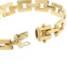 Image 7 of Gold Bismarck link bracelet