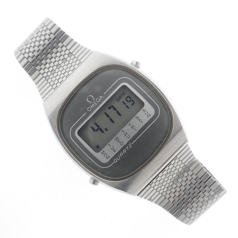 Image 6 of Omega Quartz Digital; Vintage LCD watch