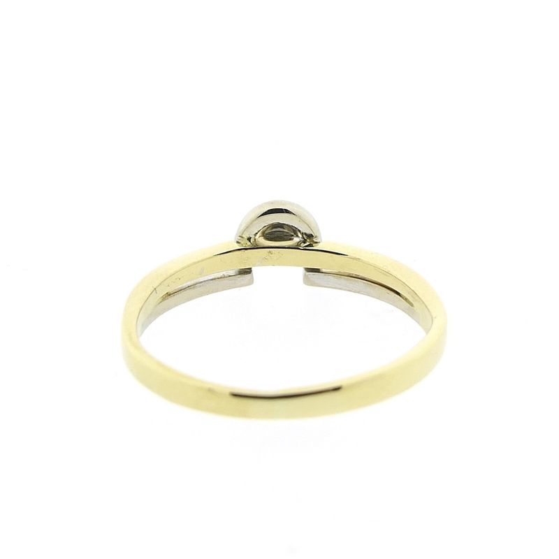 Image 5 of Two-tone gold fantasy ring with diamond | 0.01 ct.
