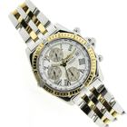 Image 19 of Breitling Crosswind D13355; 18k gold/steel chronograph men's watch