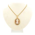Image 4 of Gold pendant with cameo | Vintage