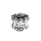 Image 3 of Pandora charm; Silver; Happy Birthday