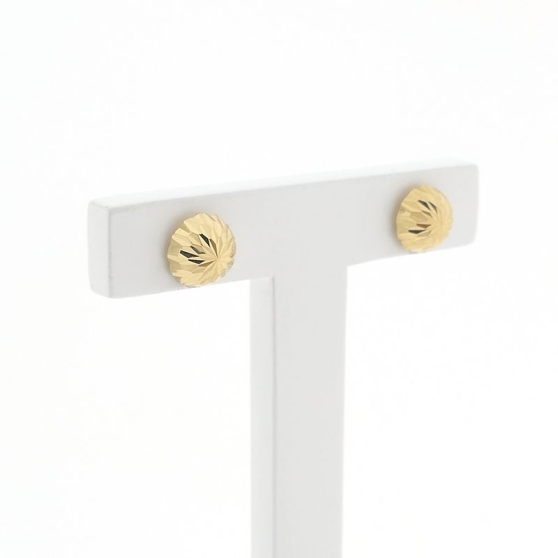 Image 3 of Golden subtle stud earrings