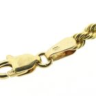 Image 7 of long gold twisted link necklace | 80 cm