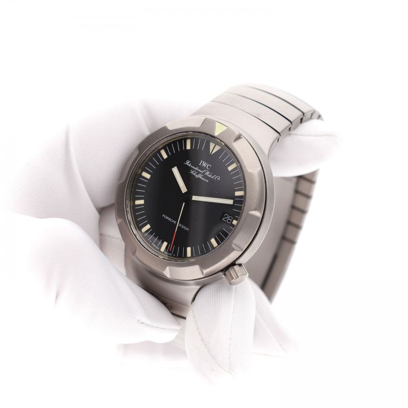 Afbeelding 5 van IWC Porsche Design Ocean 2000 IW3500; Vintage Heren Horloge (Full-Set 1988)