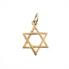 Image 1 of Gold pendant of a Star of David