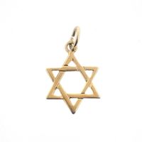 Gold pendant of a Star of David