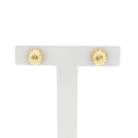 Golden subtle stud earrings
