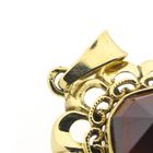 Image 7 of Vintage gold pendant with garnet