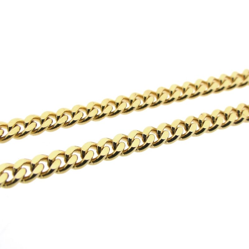 Image 7 of Sturdy gold gourmet link chain | 56 cm
