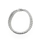 Image 3 of Exclusive white gold French gourmet bracelet | 19.5 cm