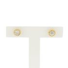 Image 1 of Gold stud earrings with zirconia