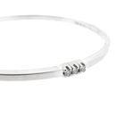 Image 8 of White gold bangle with 0.15 ct. diamond | Ø 60.7 mm