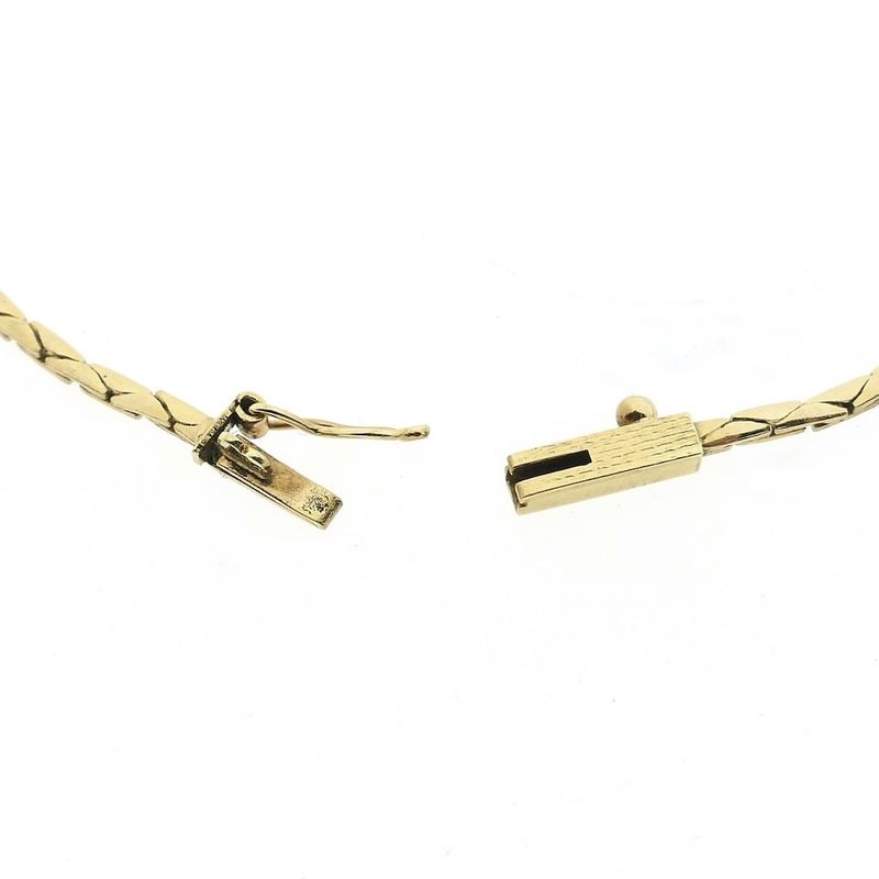 Image 5 of Gold cobra link bracelet | 19 cm