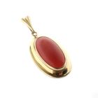Image 5 of Gold pendant with blood coral | Vintage/antique