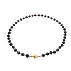 Image 7 of Antique garnet bead necklace with gold decorative clasp