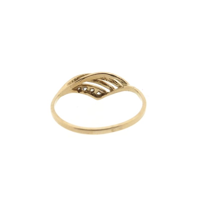 Image 4 of Rose gold ring with zirconia