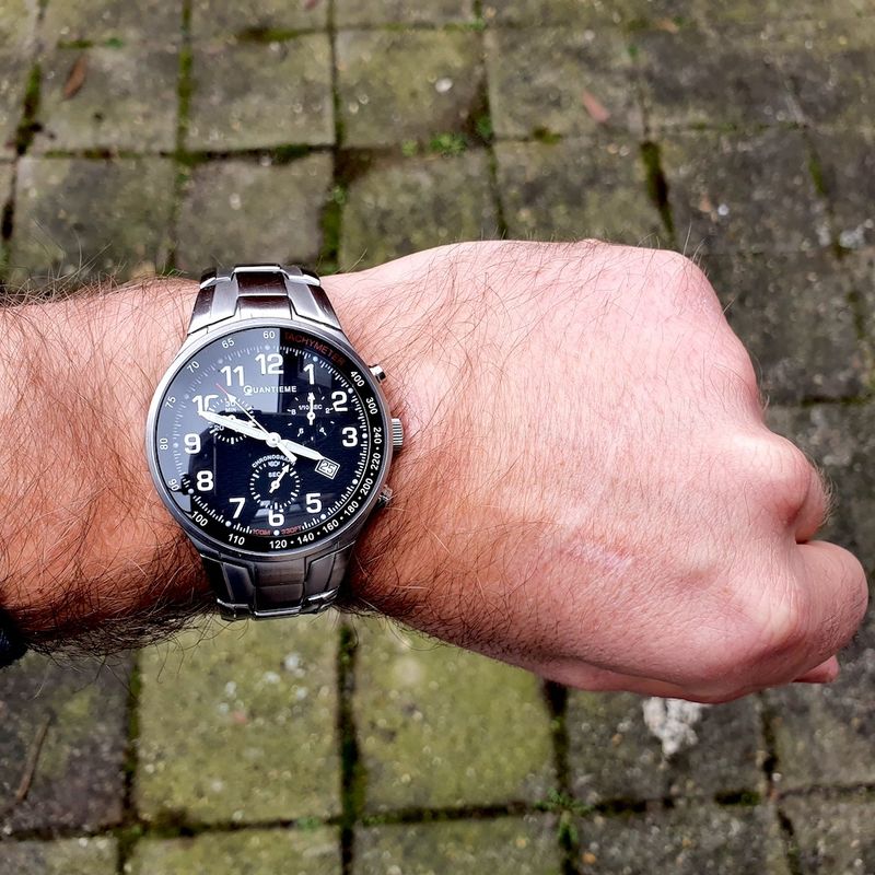 Image 9 of Quantieme Chronograph; Men's watch