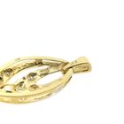 Image 4 of Two-tone gold pendant with diamonds; 0.06 ct.