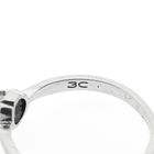 Image 10 of White gold solitaire ring with 0.03 ct diamond.