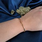 Image 4 of Gold closed forever link bracelet | 19.5 cm