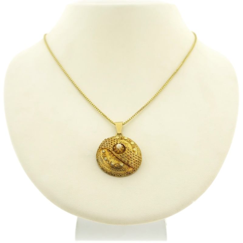 Image 9 of Victorian gold pendant with pearl | Antique
