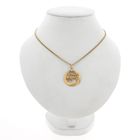 Image 3 of Golden Zodiac Sign Pendant; Taurus