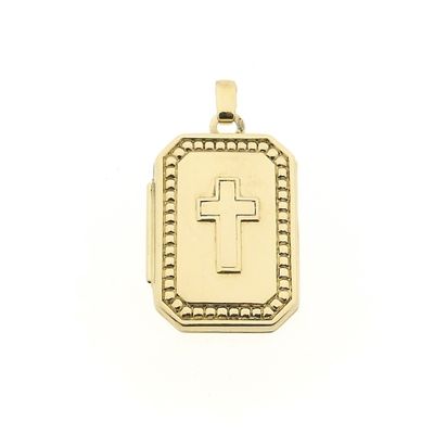 Image 1 of Vintage gold locket pendant