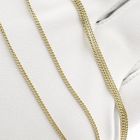 Image 7 of Gold gourmet link chain | 51 cm