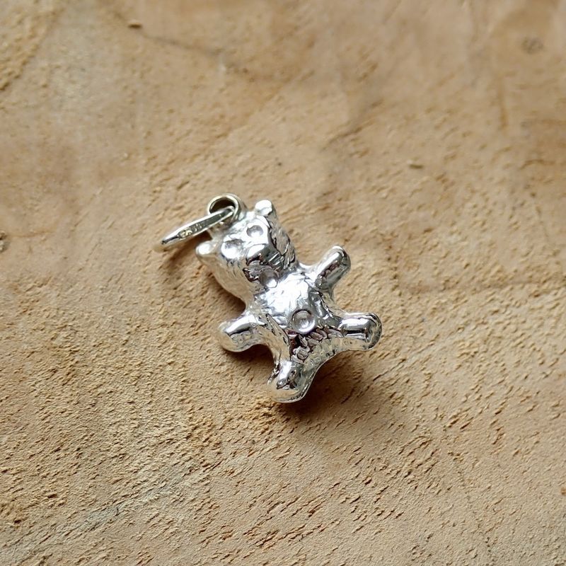 Image 2 of Silver charm; Bear