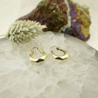 Image 2 of Vintage gold hoop earrings