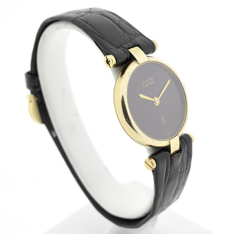 Image 4 of Cartier Must 'Vendome' Vermeil; Ladies watch