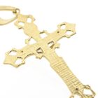Image 6 of Two-tone gold pendant of a cross with corpus | Antique