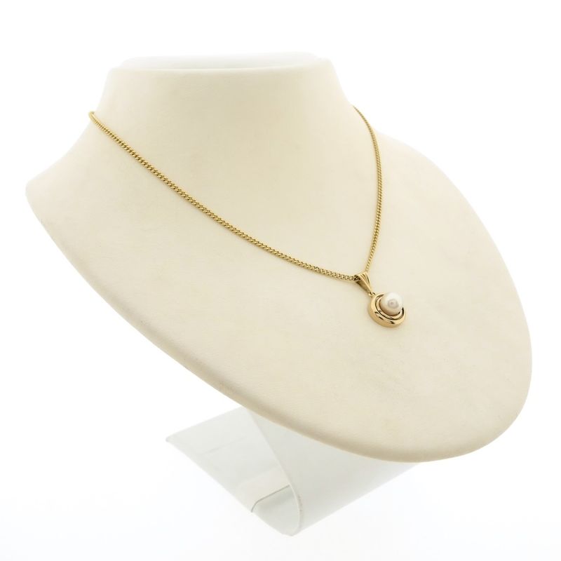 Image 7 of Gold pendant with pearl | Vintage