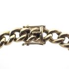 Image 7 of Gold gourmet link bracelet | 21.5 cm