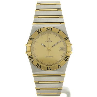 Image 1 of Omega Constellation; Goud/stalen unisex horloge